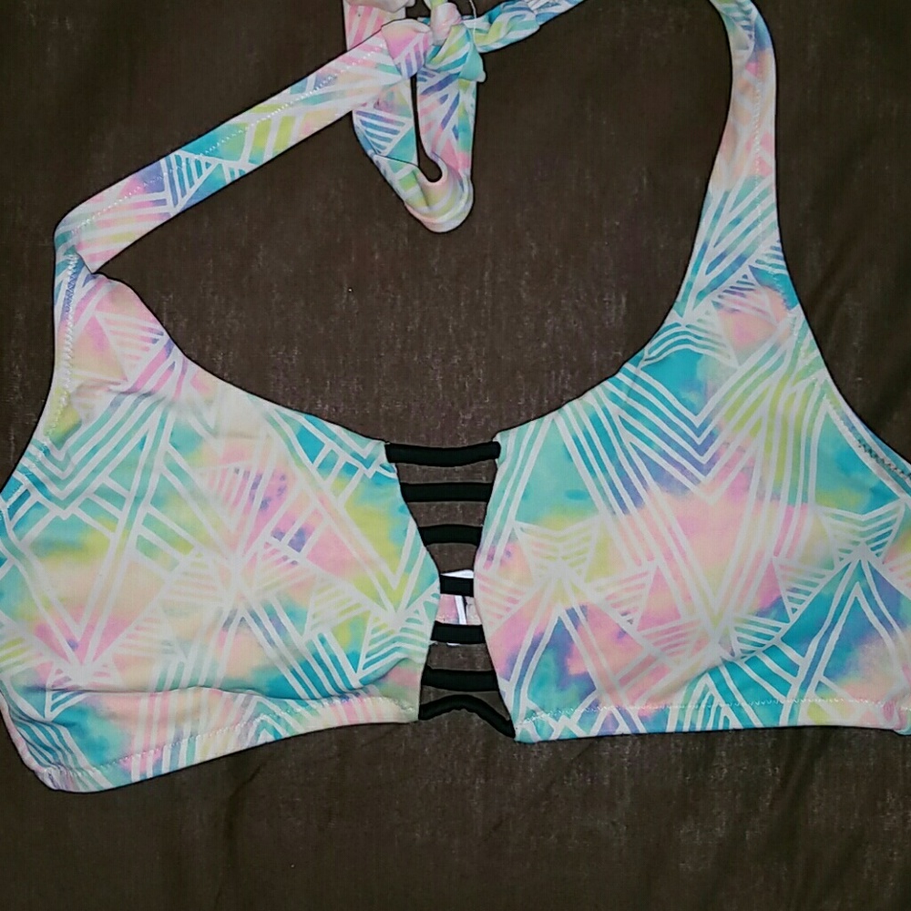 PINK swim top
